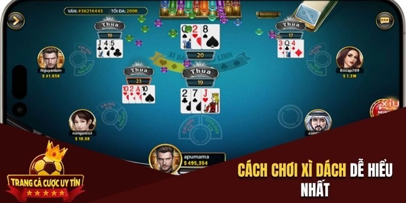 cách chơi xì dách