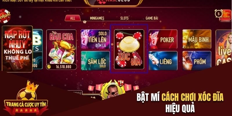 Cách chơi xóc đĩa