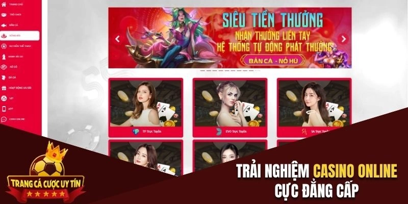 Trải nghiệm casino online cực đẳng cấp